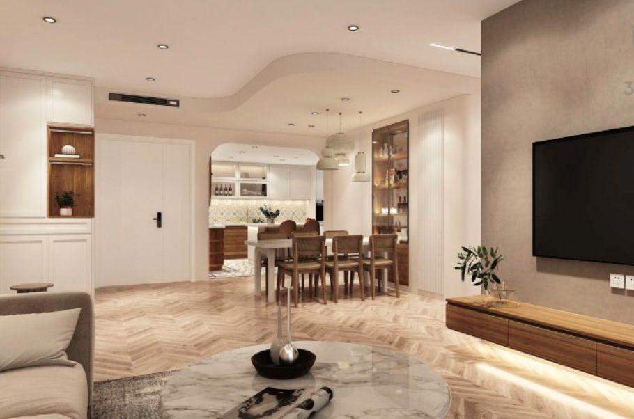 Cần cho thuê căn hộ 2 phòng ngủ Noble Crystal Long Biên, vị trí tầng trung sở hữu view đẹp